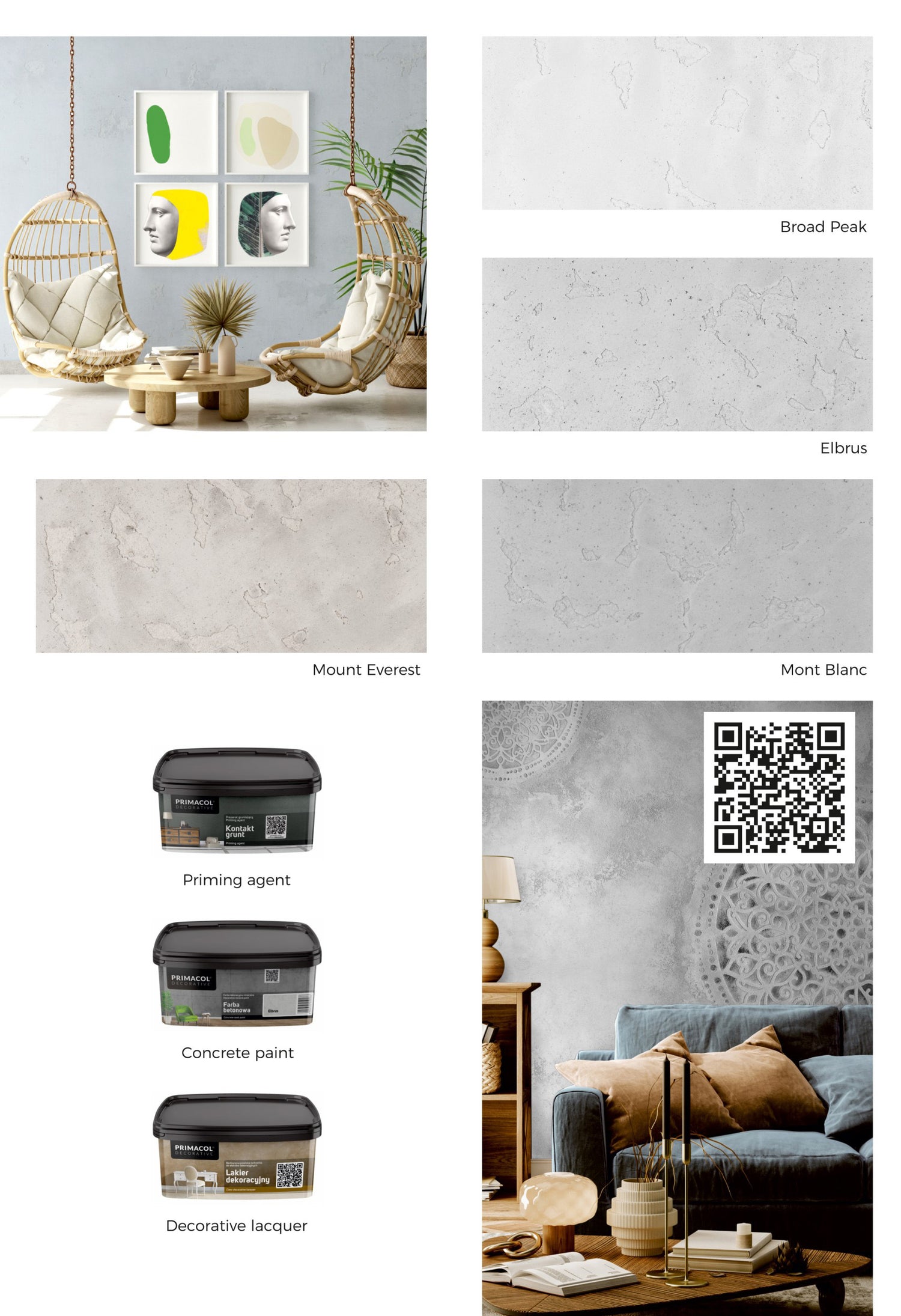 Concrete Effect Paint pattern book