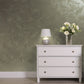 Silver Sand decorative paint in Umbra 40 shade with a wind-blown sand textured pearlescent finish on a wall