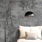 Metaliq decorative paint with an aged silver metal effect on a feature wall
